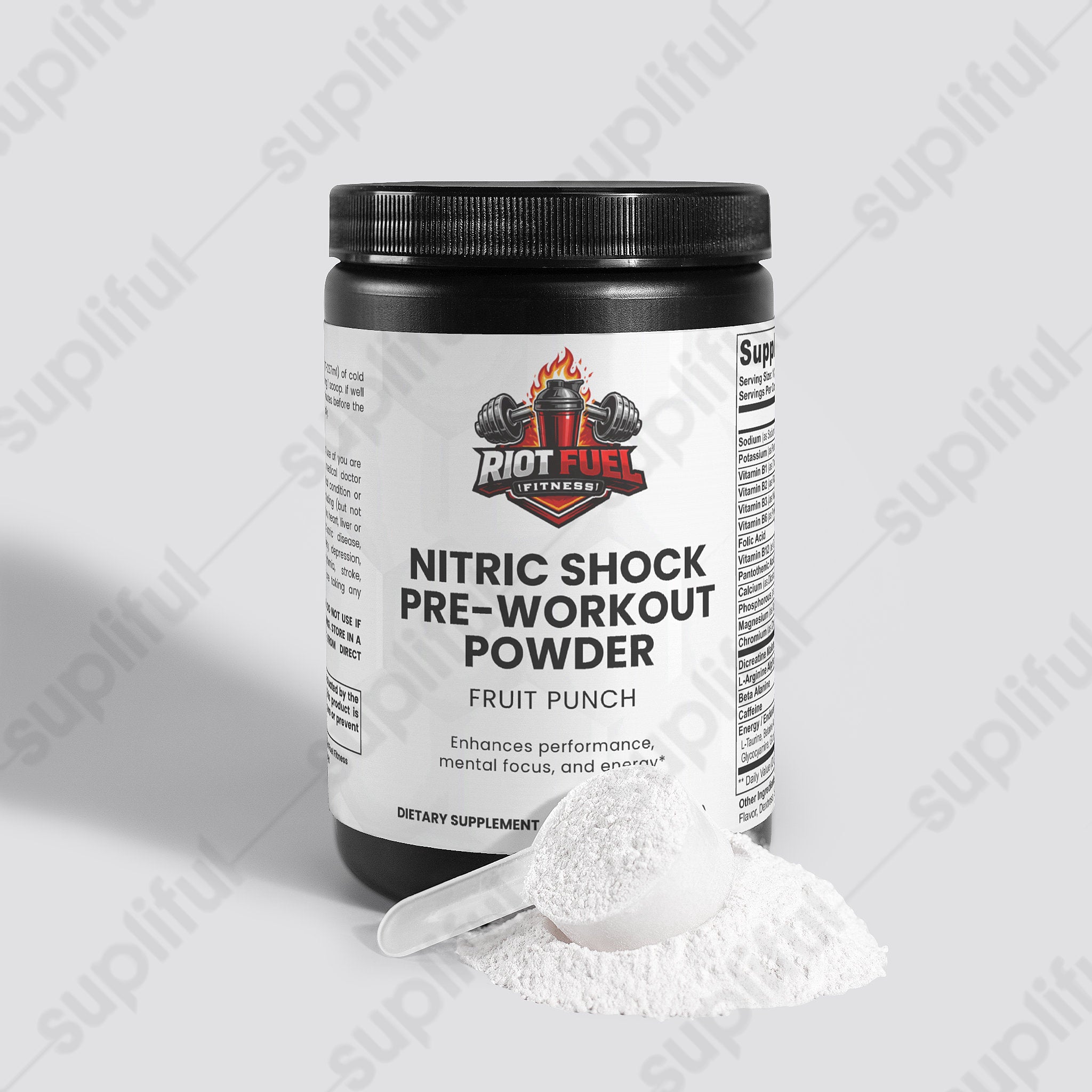 Nitric Shock Pre-Workout Powder (Fruit Punch)